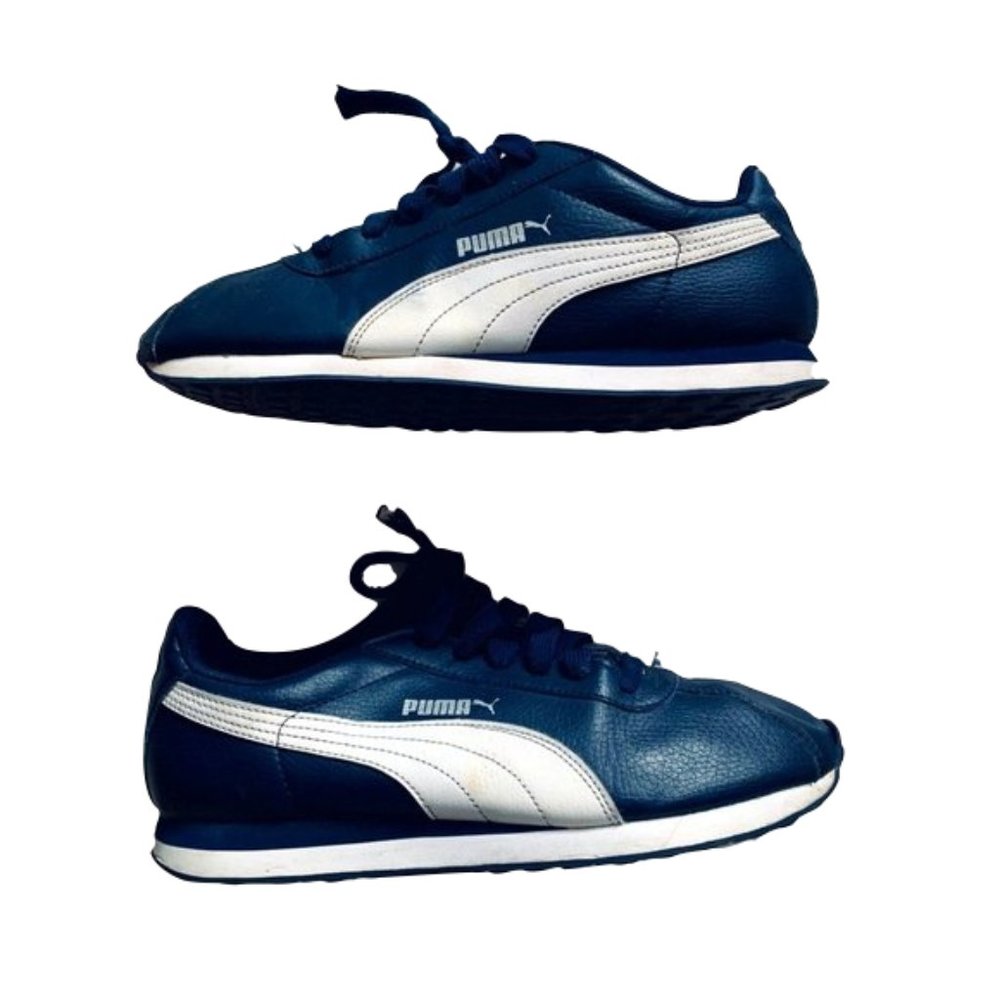 🇩🇪 PUMA  navy white sneakers size EUR 41